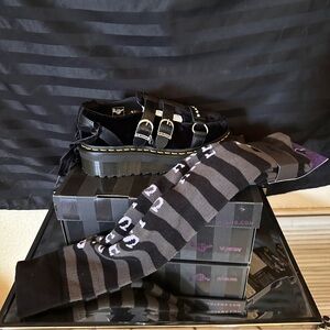 Dr. Martens Black Platform Shoes